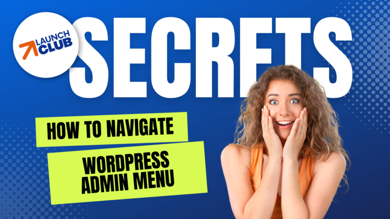 secrets how to navigate wordpress admin menu