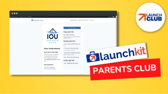 LaunchKit Parents Club Product